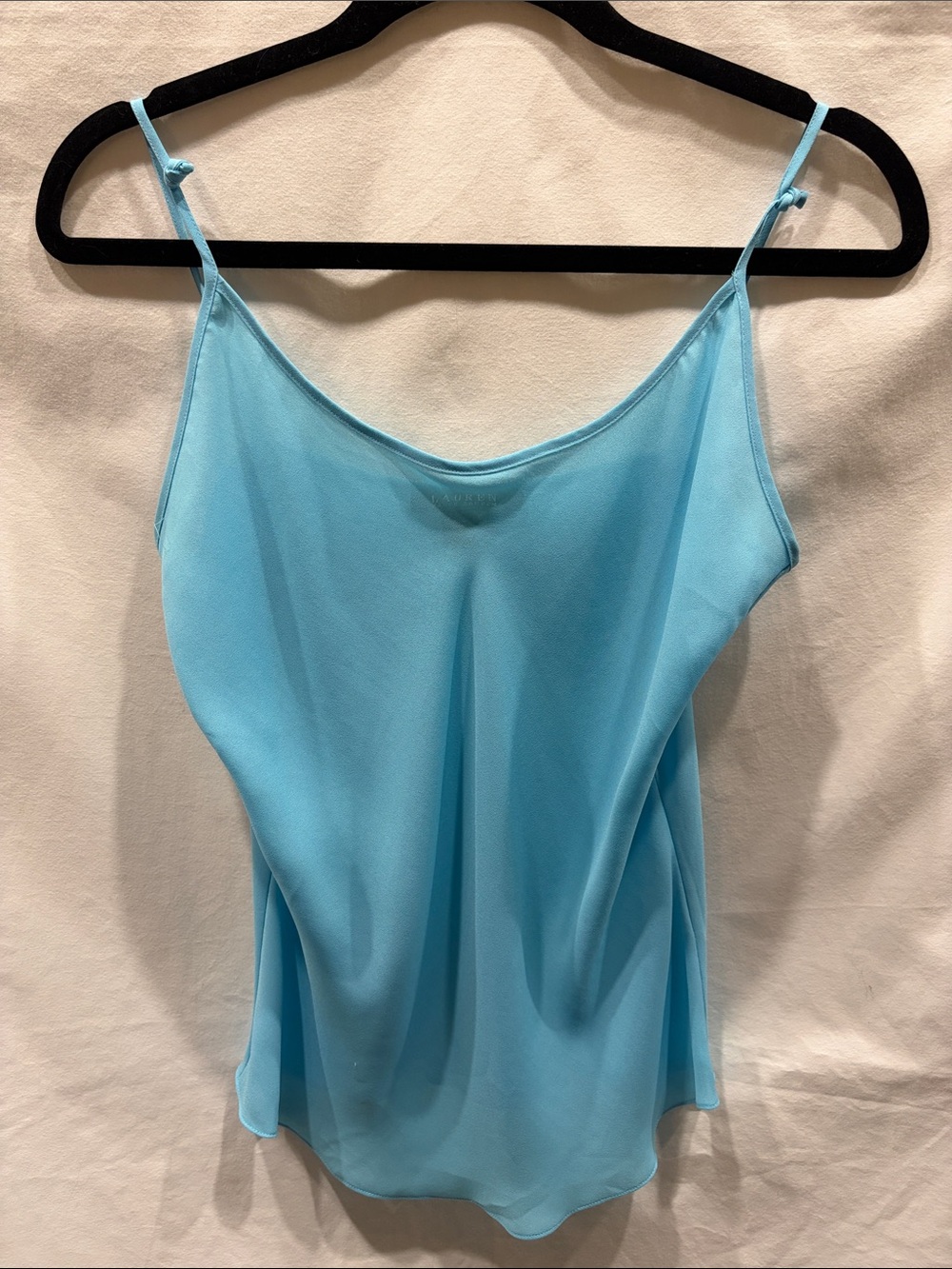 Lauren Ralph Lauren Light Blue Women's Cami Tank Top